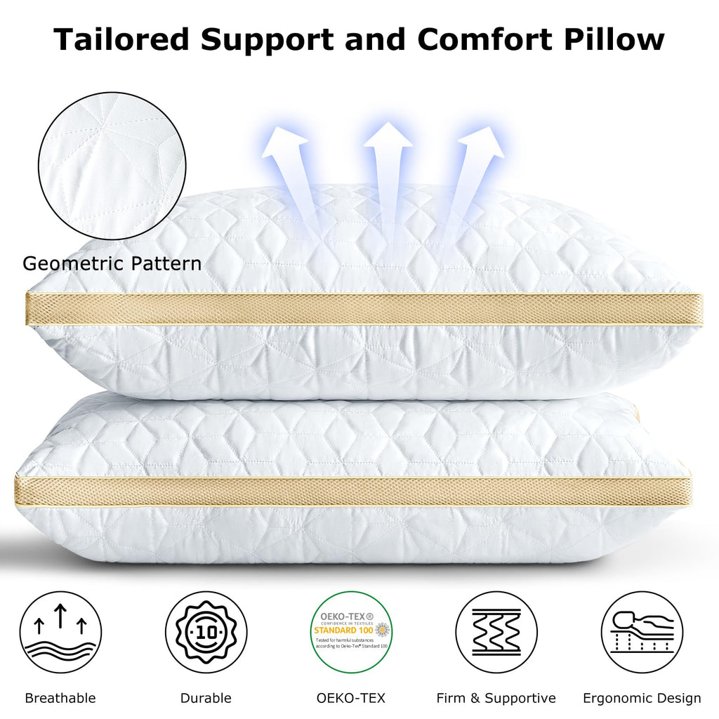 King Size Cooling Down Alternative Pillows Set of 2 B50353
