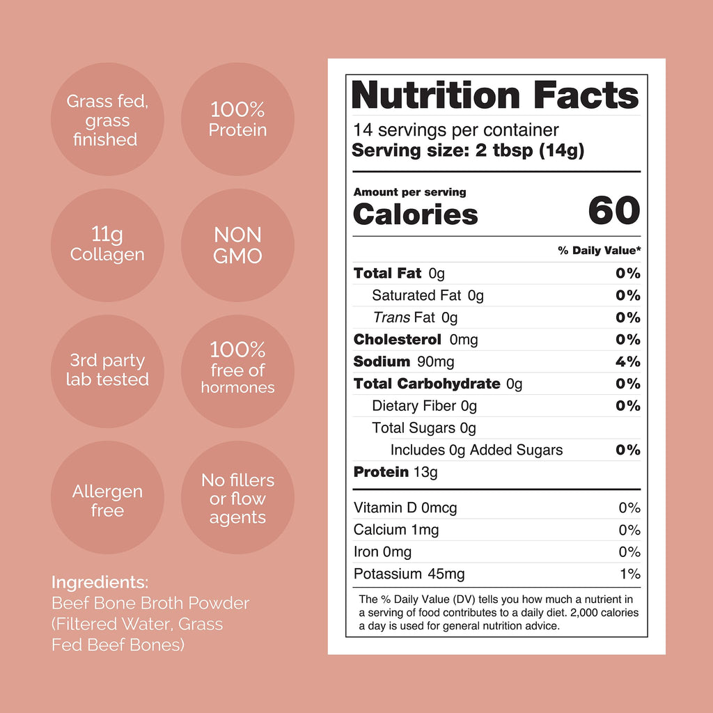 Beef Bone Broth Protein Powder F9384