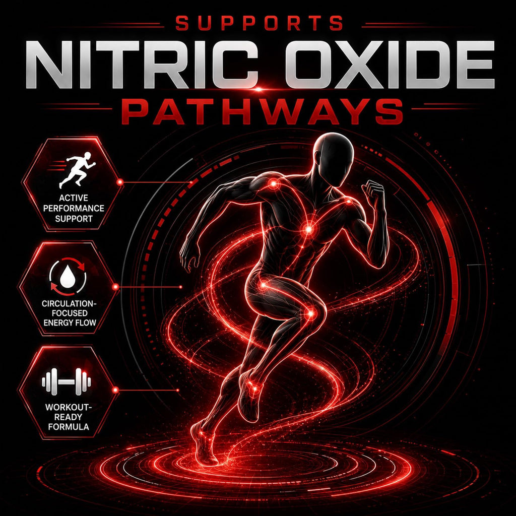 Nitric Oxide Booster with L-Arginine, Creatine, Citrulline & Beetroot, 60 Capsules P939681