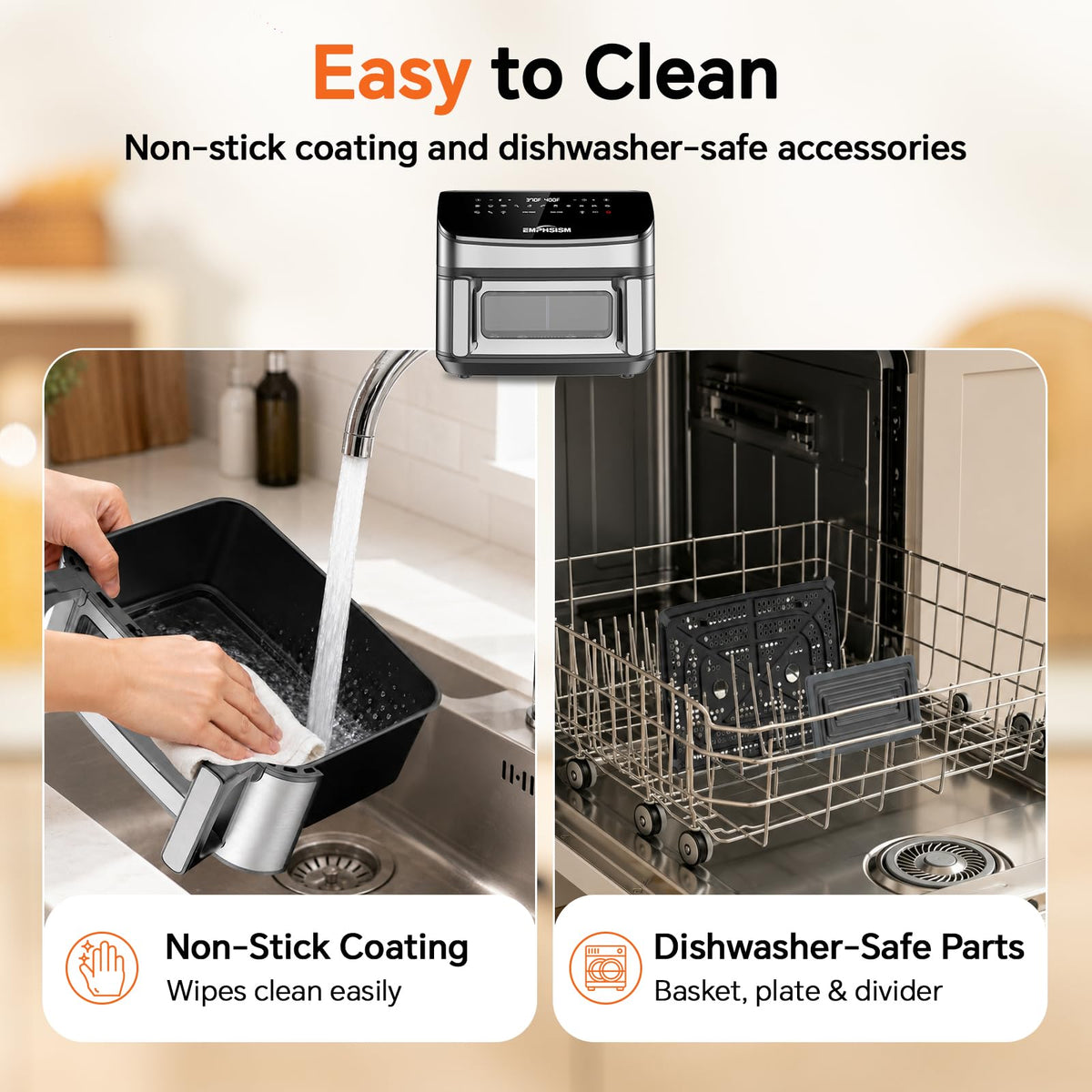 12QT Dual Zone Air Fryer with Viewing Window C527