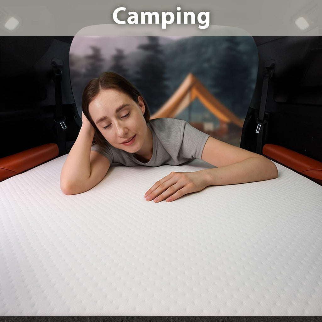 3 inch Tri Fold Memory Foam Mattress with Washable Cover O260837