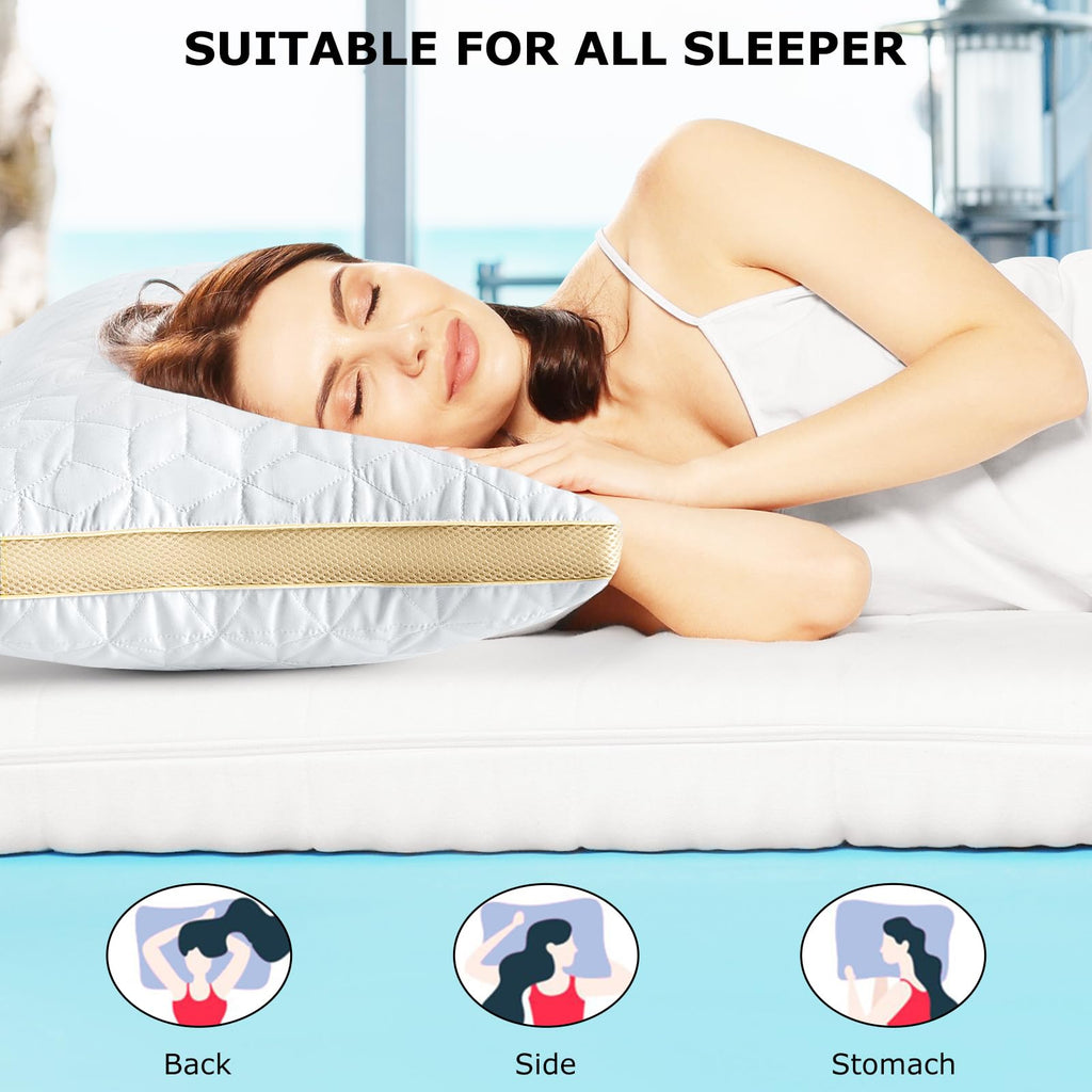 King Size Cooling Down Alternative Pillows Set of 2 B50353