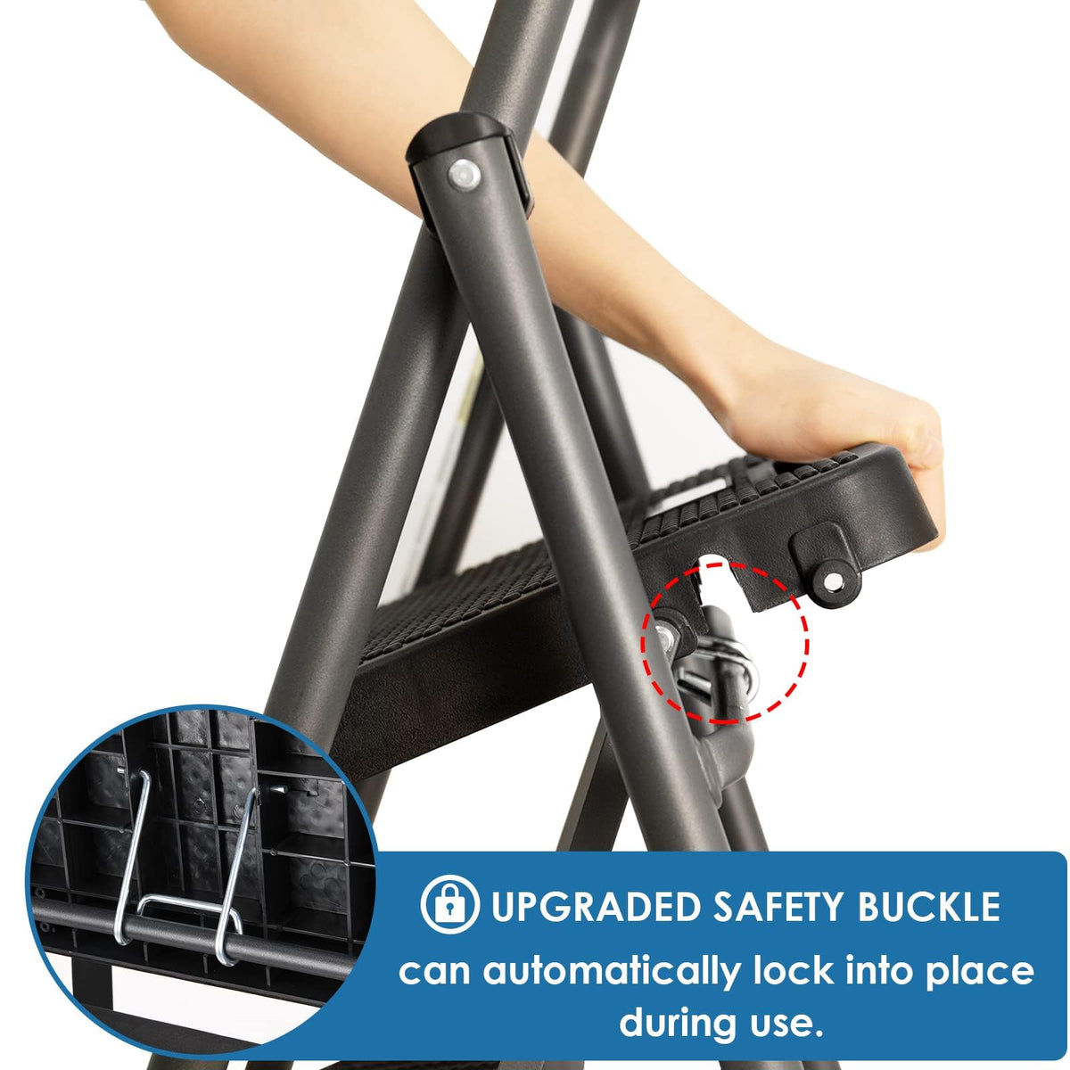 2 Step Ladder 500lbs Capacity D387