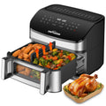 12QT Dual Zone Air Fryer with Viewing Window C527