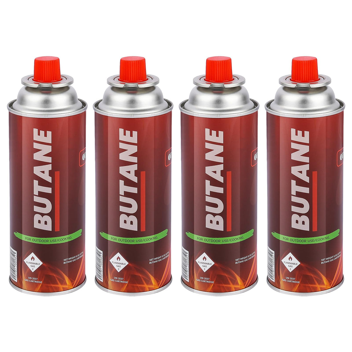 8oz Butane Fuel Canisters 4 Pack J598469