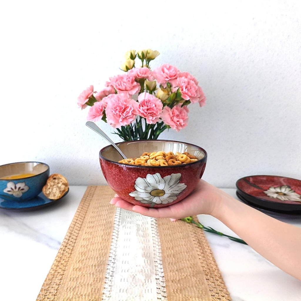 28oz Ceramic Bowl Set of 4 N30118