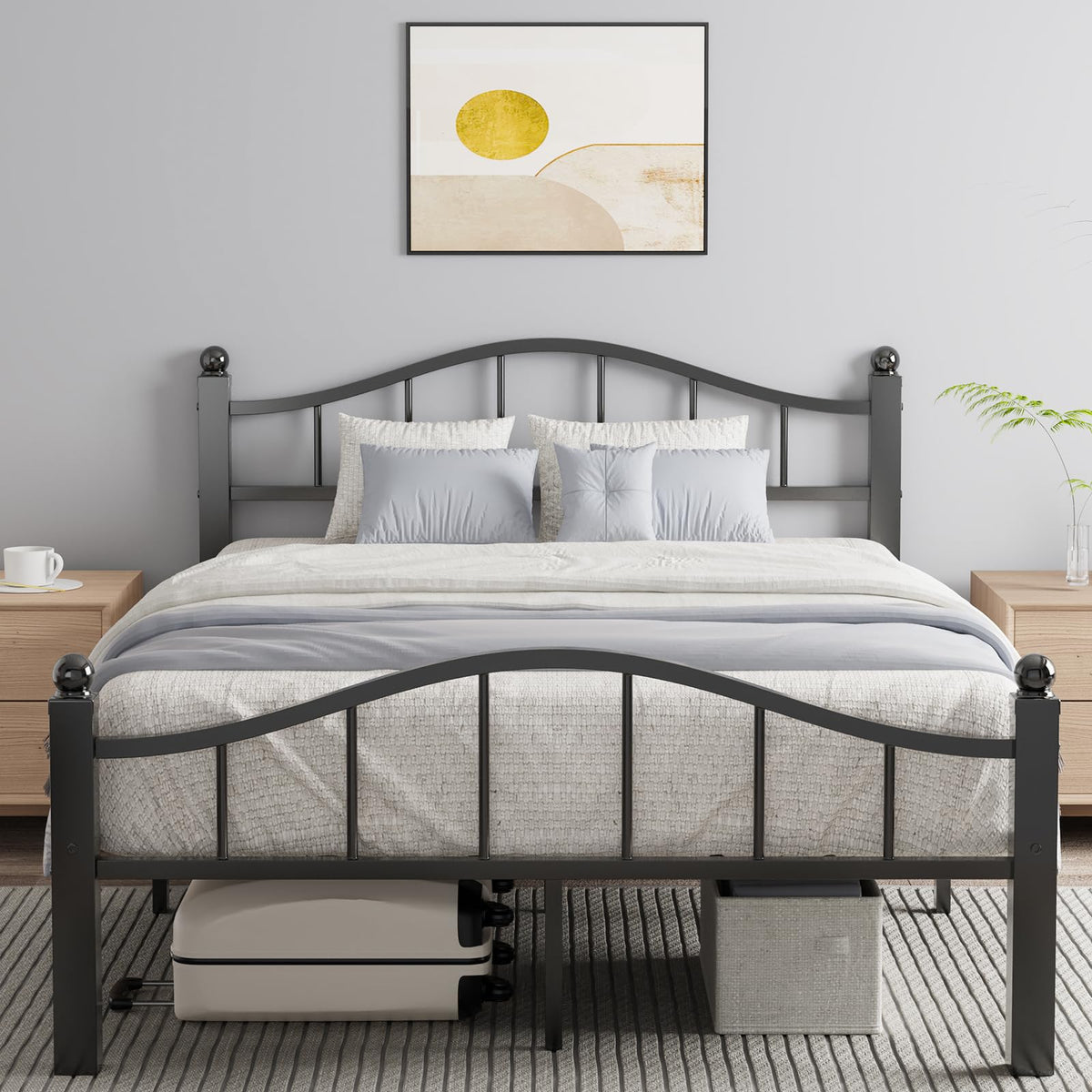 Full Size Bed Frames with Headboard Z857