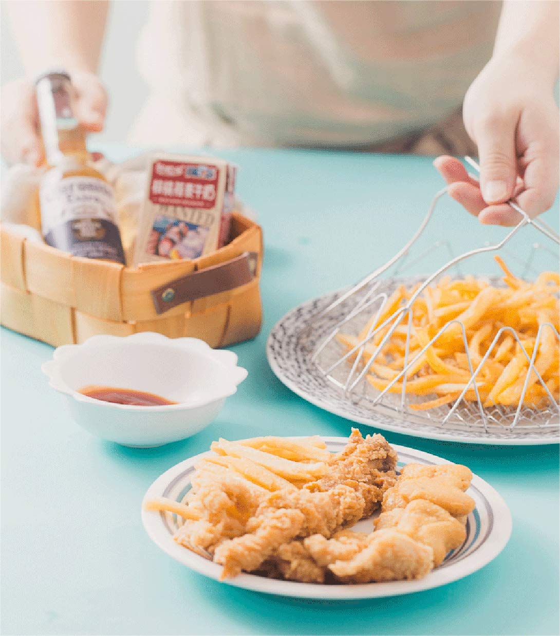 304 Stainless Steel Deep Fry Basket B92557