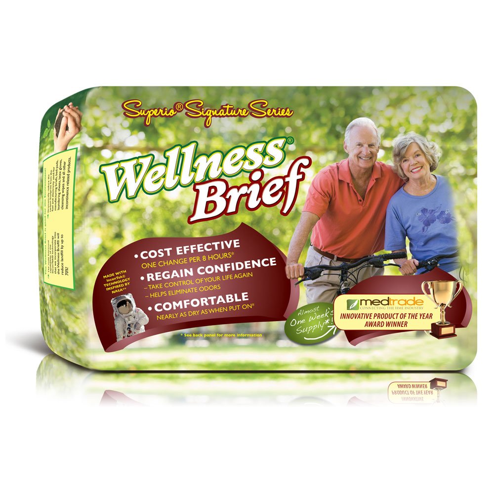 Large 12 Count Incontinence Brief E6673