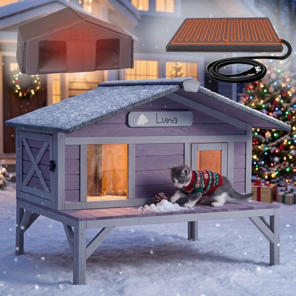 Waterproof Heated Cat House N20053