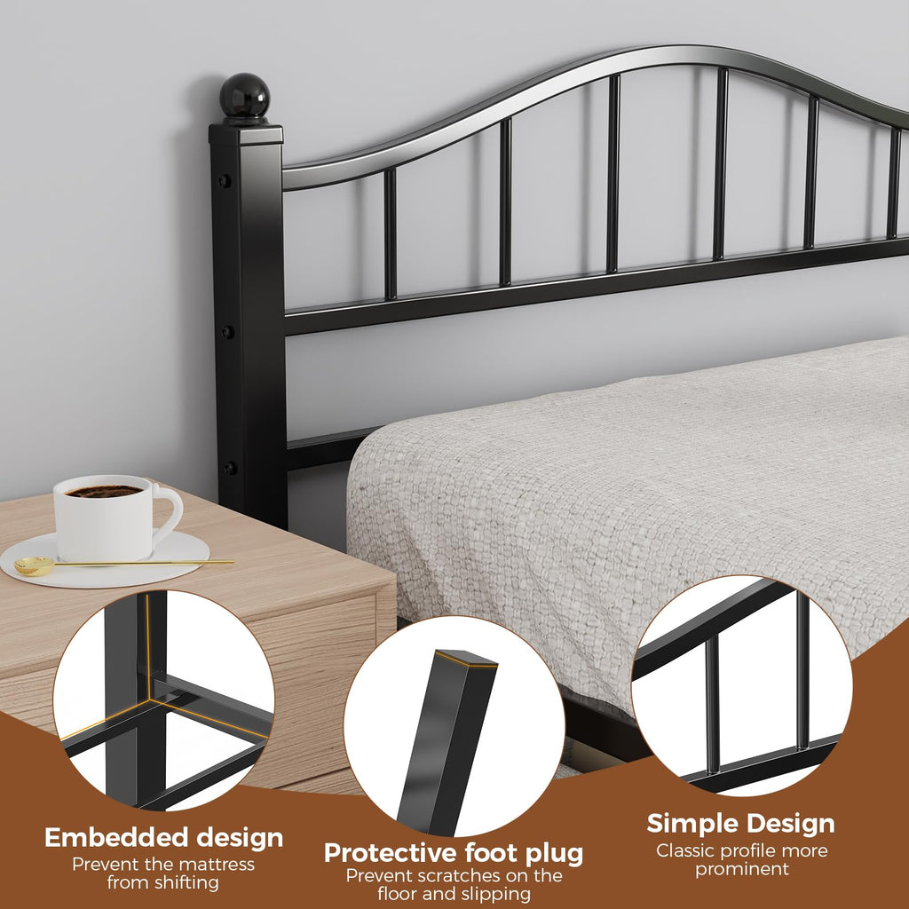 Full Size Bed Frames with Headboard Z857