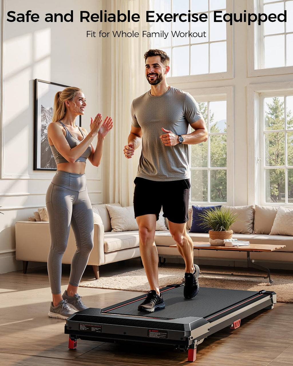 Incline Walking Pad Treadmill 330 Lbs Capacity 2.5HP M277659