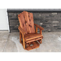 Cedar Adirondack Swivel Glider Outdoor Patio Chair G30699