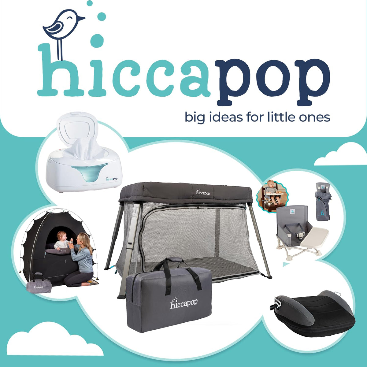 Portable Travel Crib with Carry Bag N374480