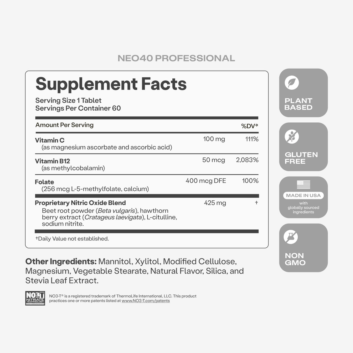 60 Dissolvable Tablets K569