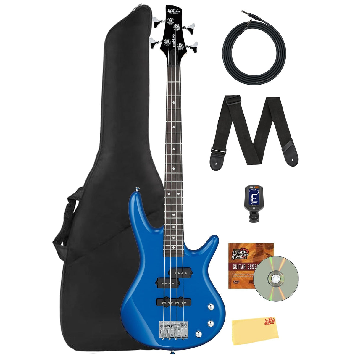 Starlight Blue Short-Scale Bass Guitar F11936