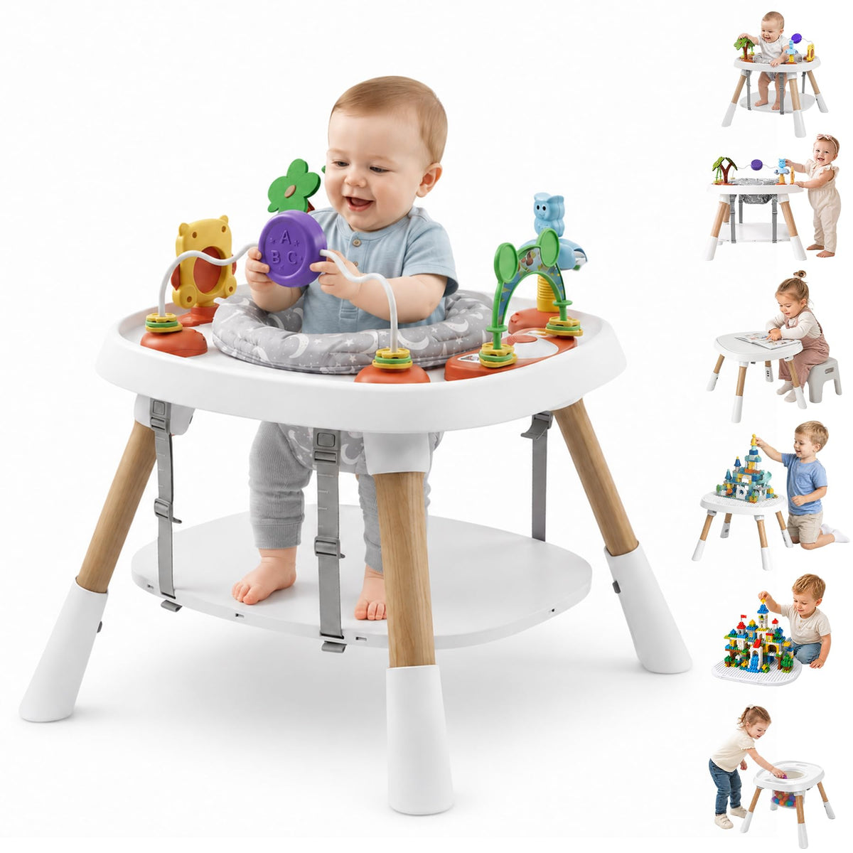 Baby Activity Center, 6-in-1 Stationary Jumper I597