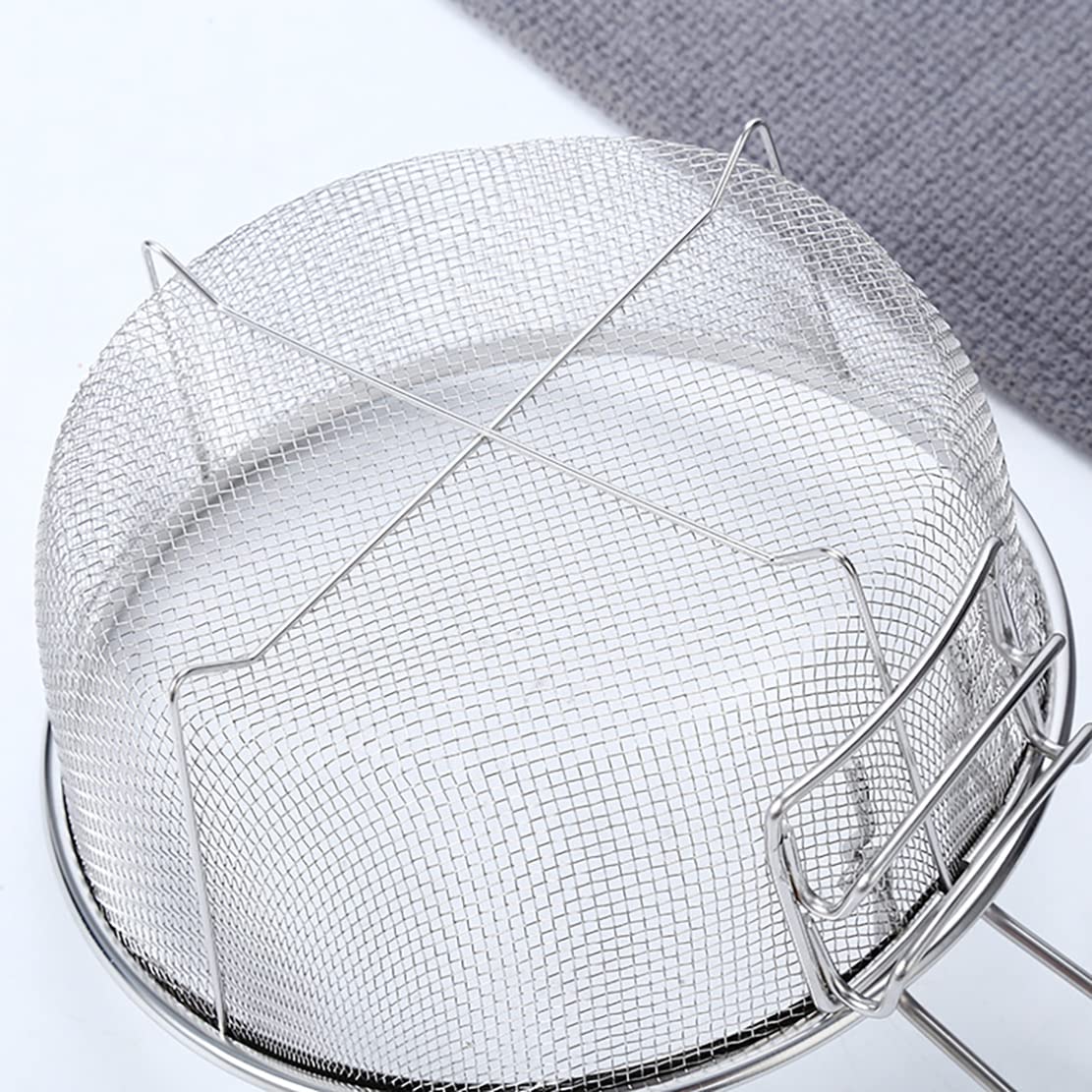 Stainless Steel Deep Fry Basket with Detachable Handle D765964