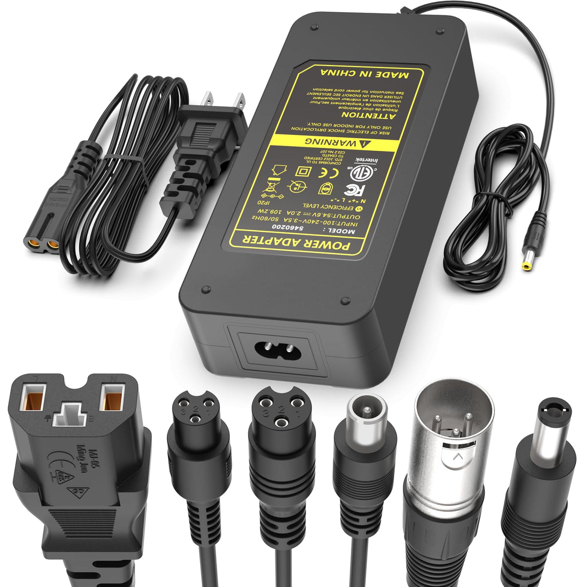 54.6V 2A Electric Bike Charger for 48V Lithium Battery O221315