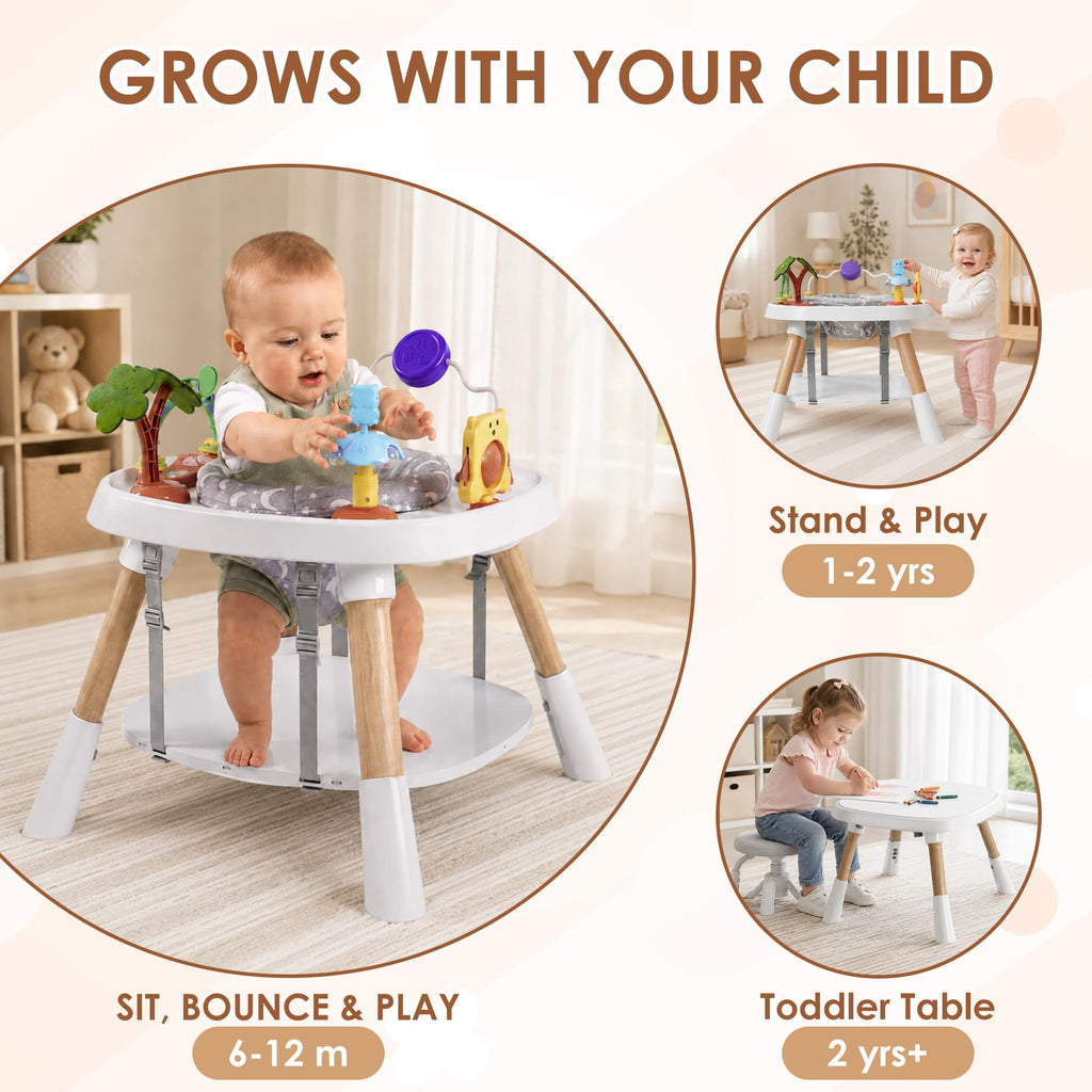 Baby Activity Center, 6-in-1 Stationary Jumper I597
