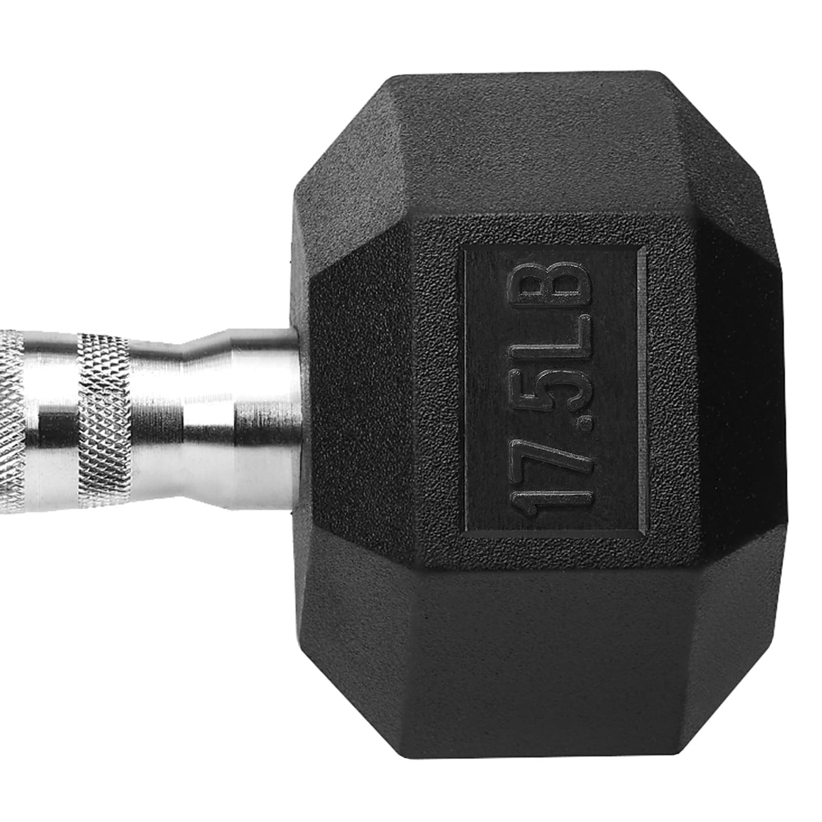 Rubber Coated Cast Iron Hex Dumbbells I7882