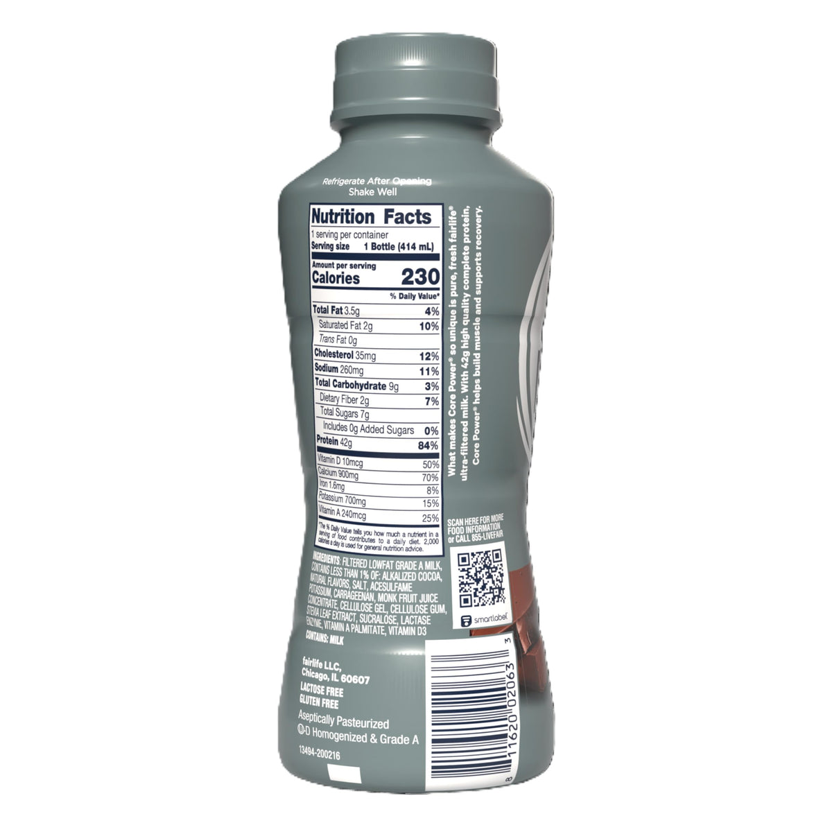 Chocolate High Protein Shake 42g 14oz 12 Pack S88610