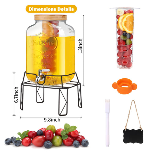2 Gallon Drink Dispensers with Stand V728