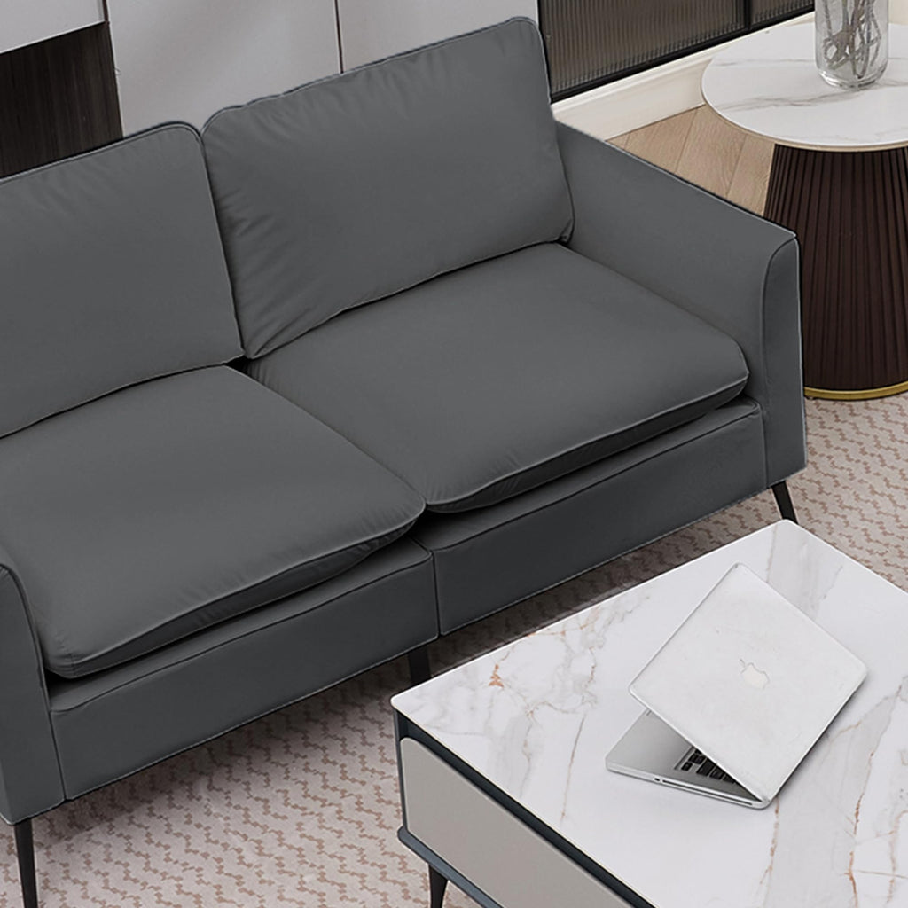 Light Gray 2 Seater Loveseat Sofa I9254