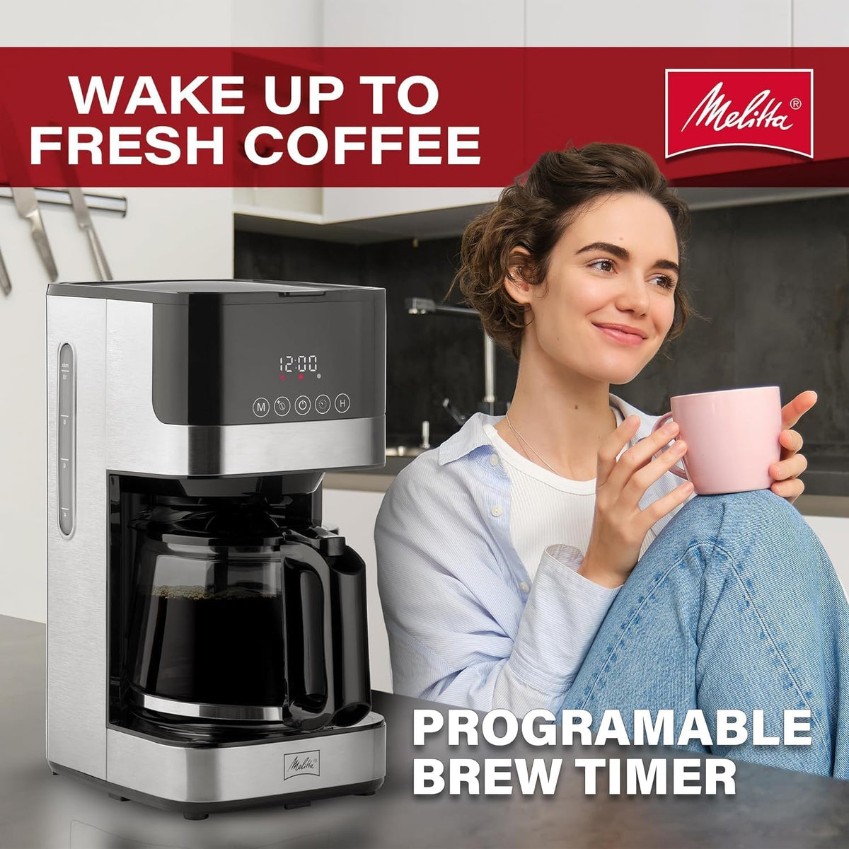 Glass 10-Cup Drip Coffee Maker A901947