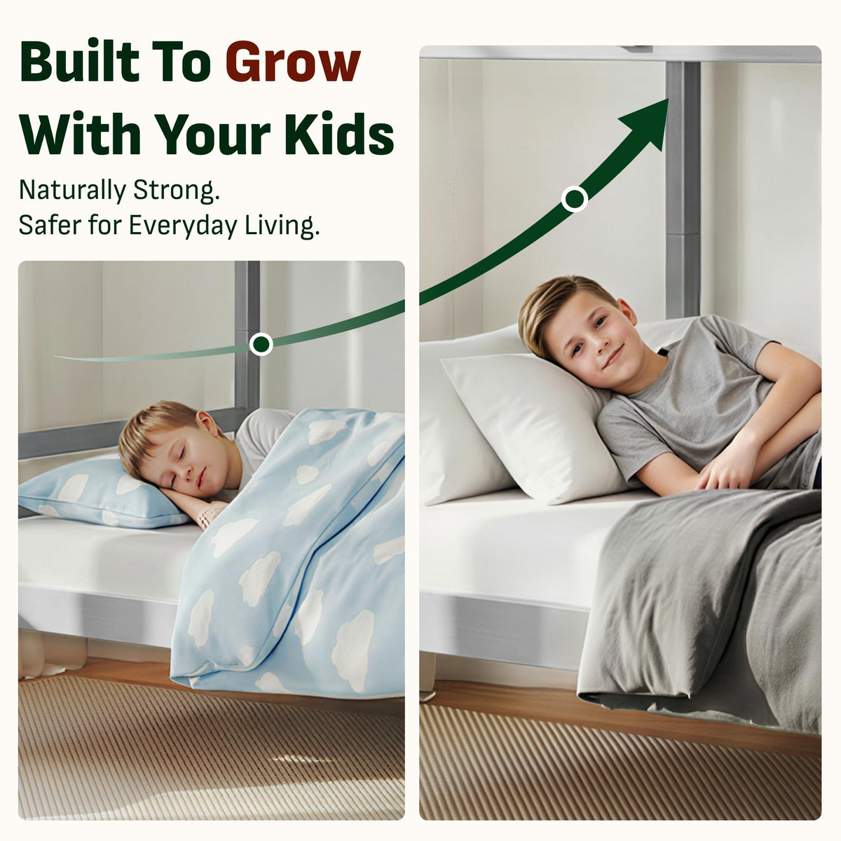 Twin Over Twin Solid Wood Bunk Bed M964243
