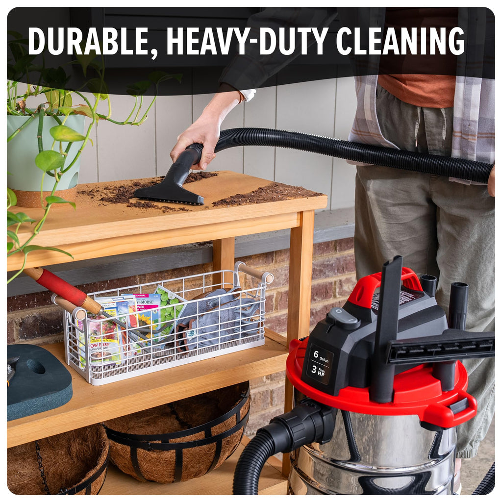 6 Gallon Corded Wet Dry Shop Vacuum P81299