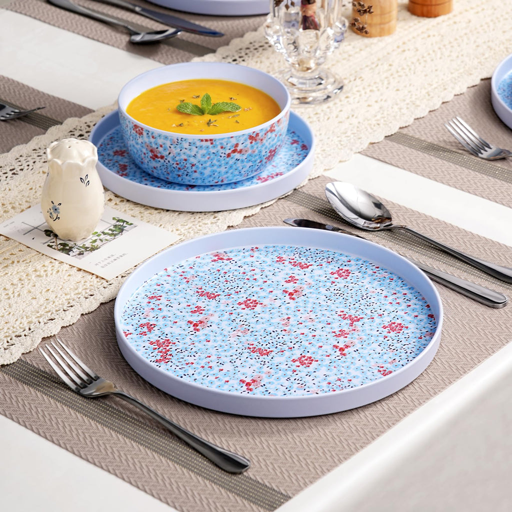 12 Pcs Melamine Dinnerware Set for 4 K46113