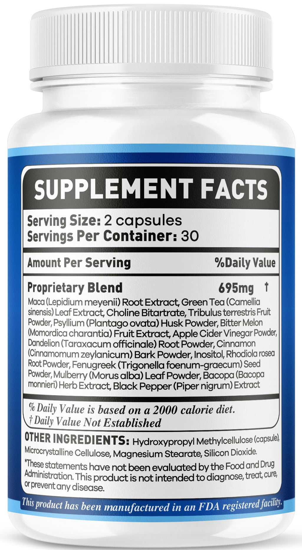 60 Capsules Brain Support Pills C44700