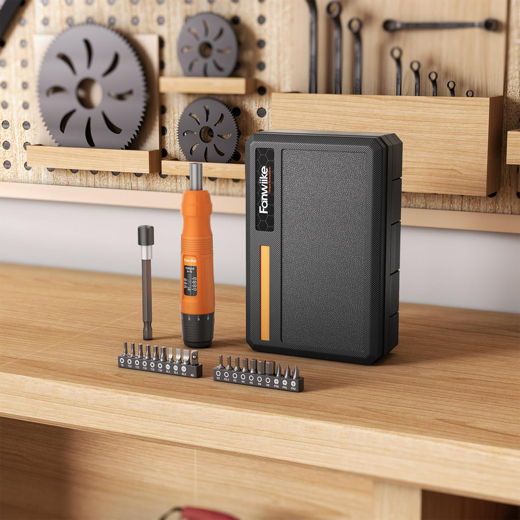 Torque Screwdriver Set, 10-70 In-lb, 1/4” Drive with Audible Click A578