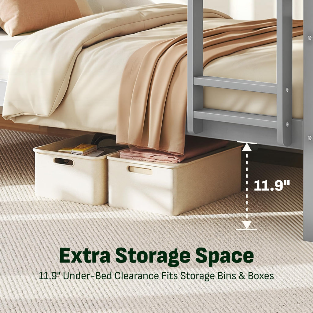 Twin Over Twin Solid Wood Bunk Bed M964243