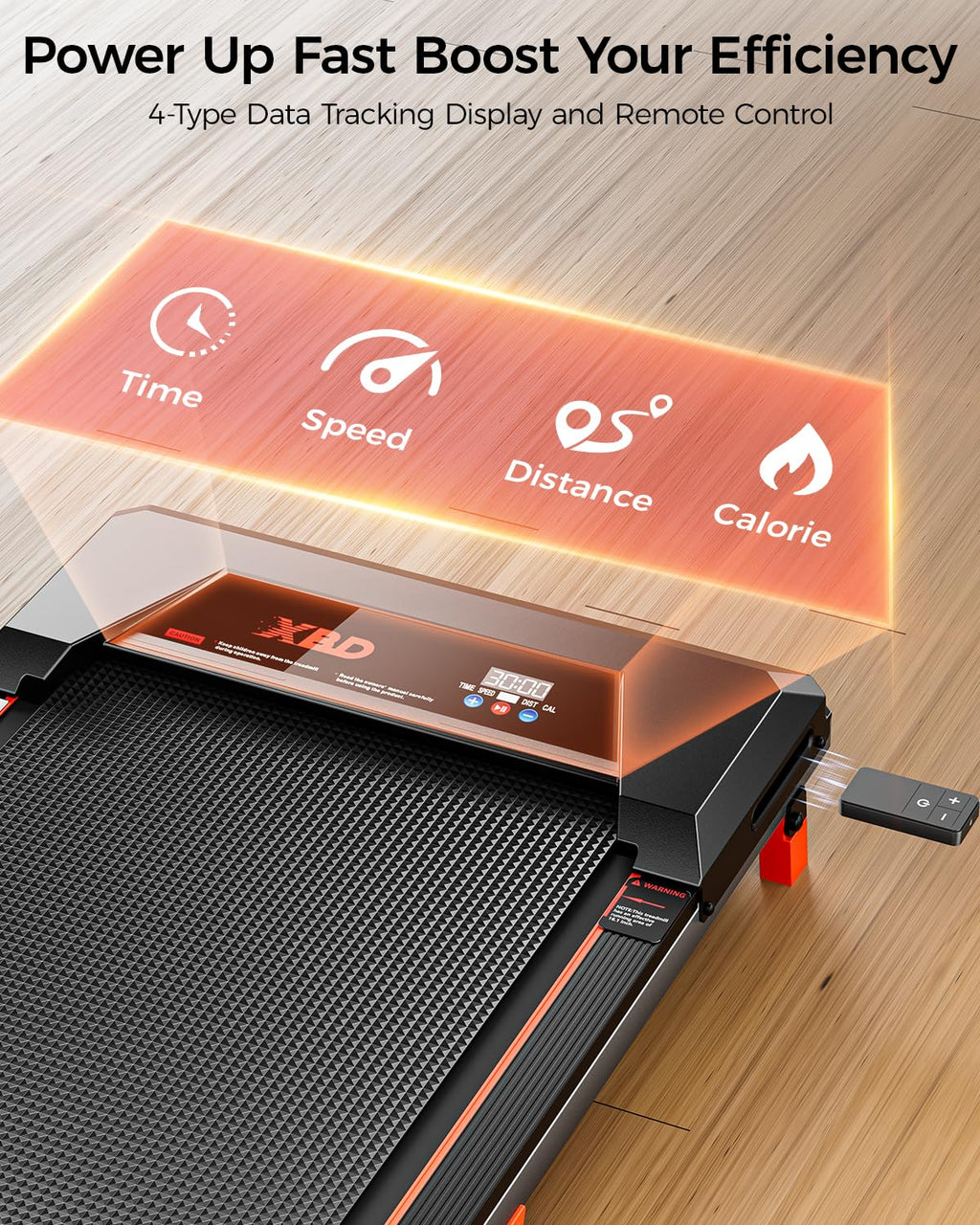 Incline Walking Pad Treadmill 330 Lbs Capacity 2.5HP M277659