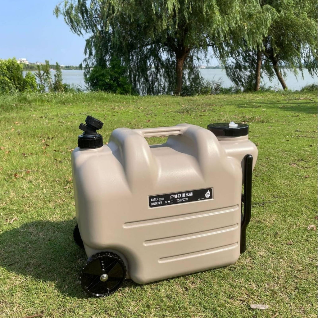 Portable Water Dispenser with Faucet Wheels Large Capacity C540445