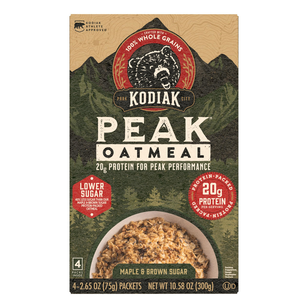 Instant Oatmeal, Maple Brown Sugar, High Protein, 6pk F348