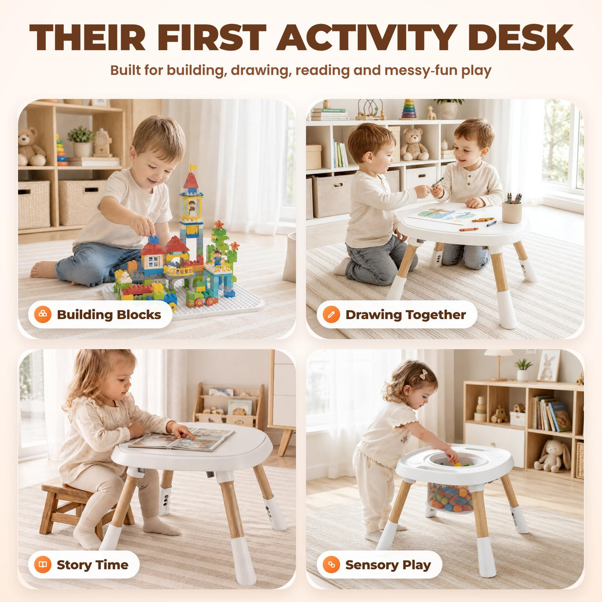Baby Activity Center, 6-in-1 Stationary Jumper I597