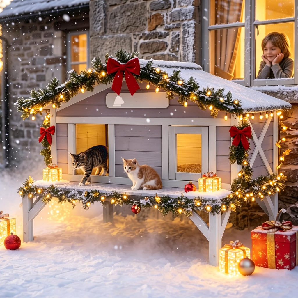Waterproof Heated Cat House N20053