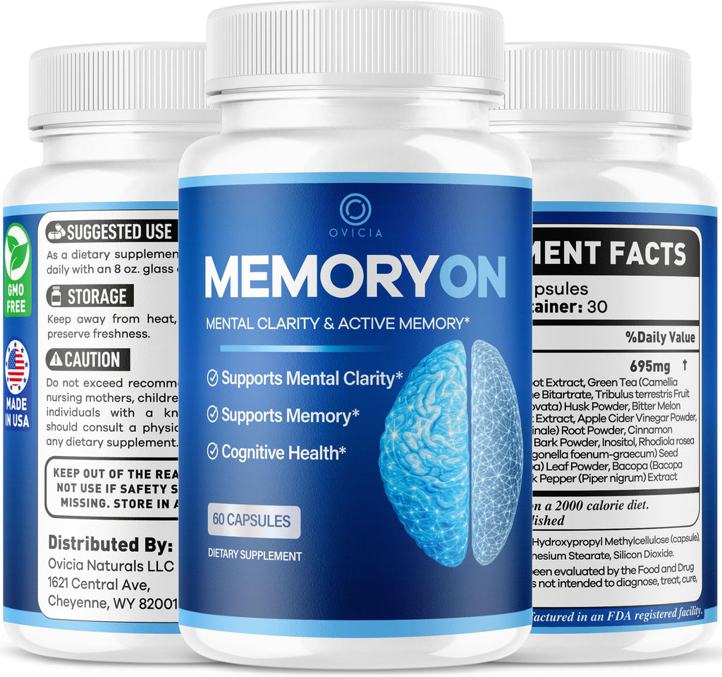 60 Capsules Brain Support Pills C44700