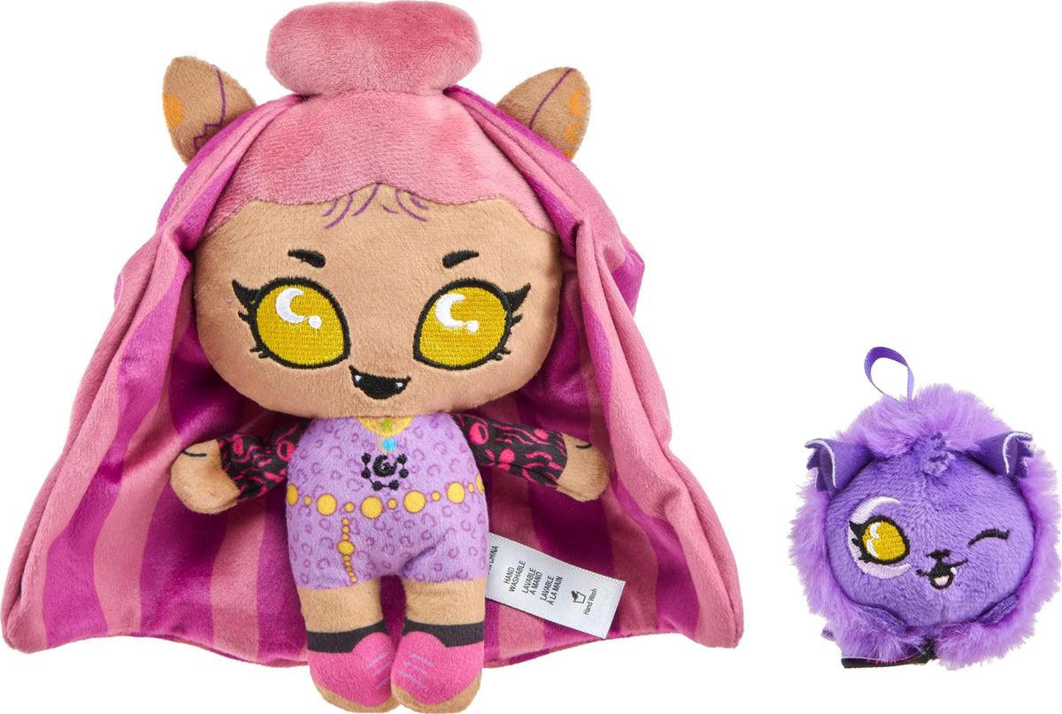 Plush Doll Set with Pet Dog and Backpack M2650