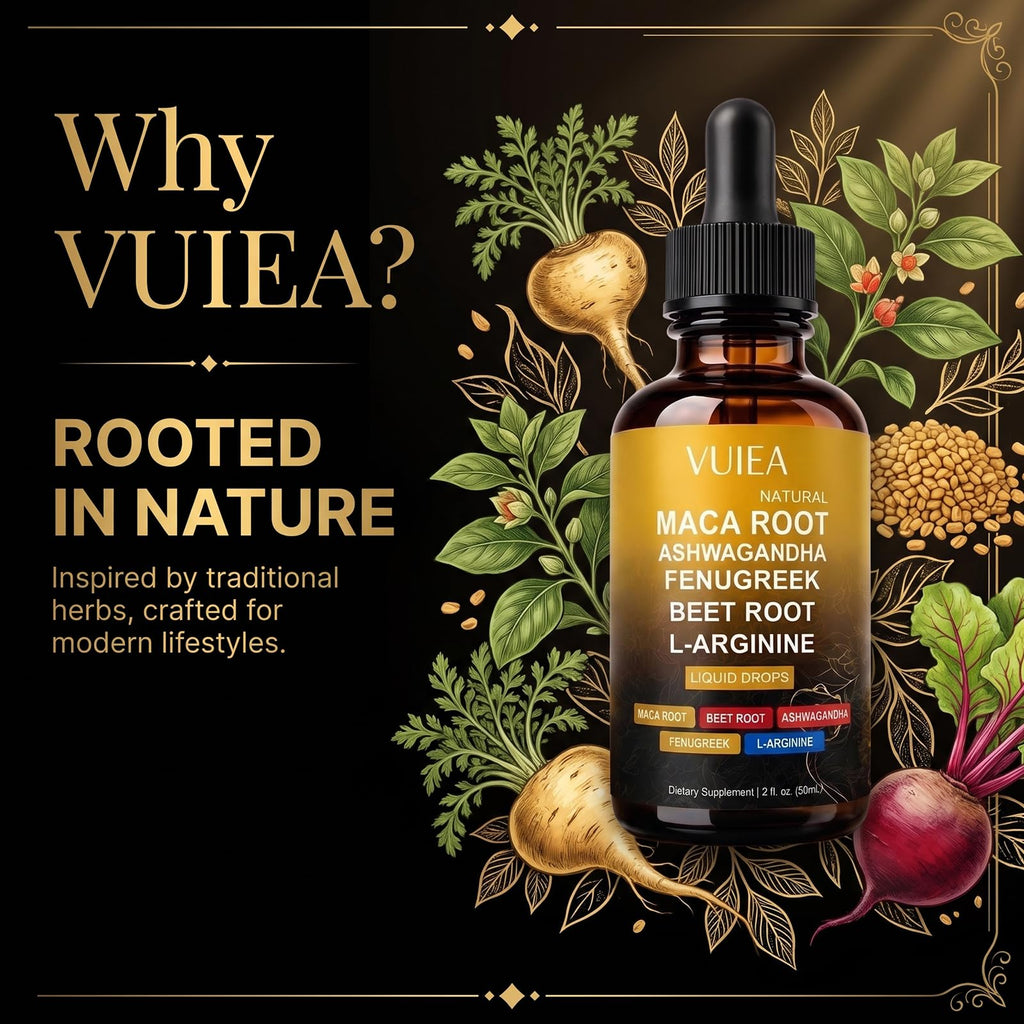 Liquid Maca Root Supplement with Ashwagandha, Fenugreek & Beet Root M319