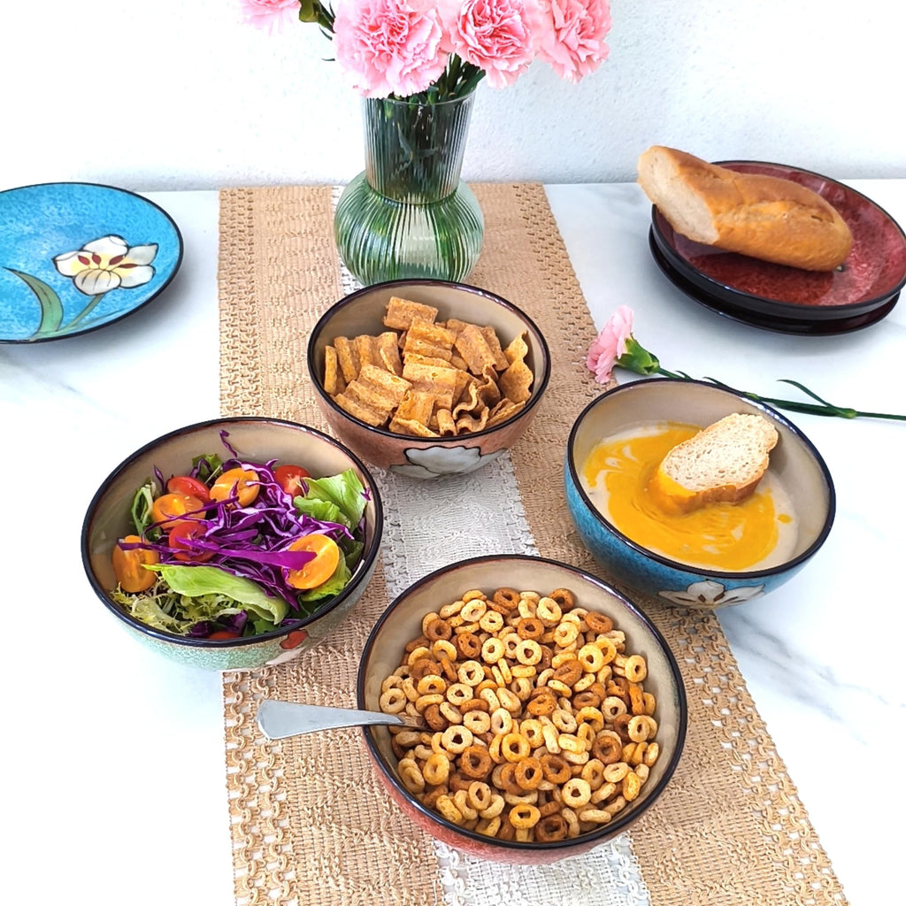 28oz Ceramic Bowl Set of 4 N30118