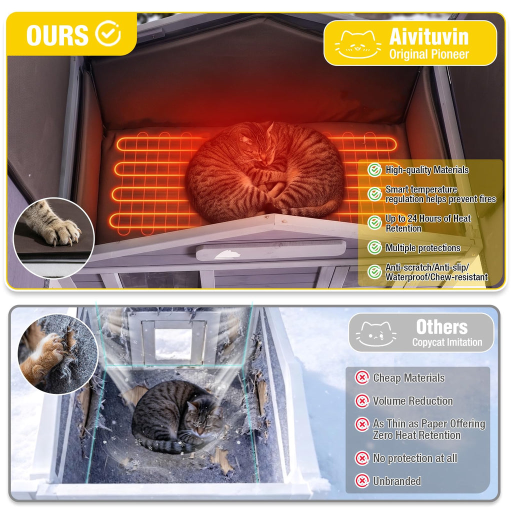 Waterproof Heated Cat House N20053