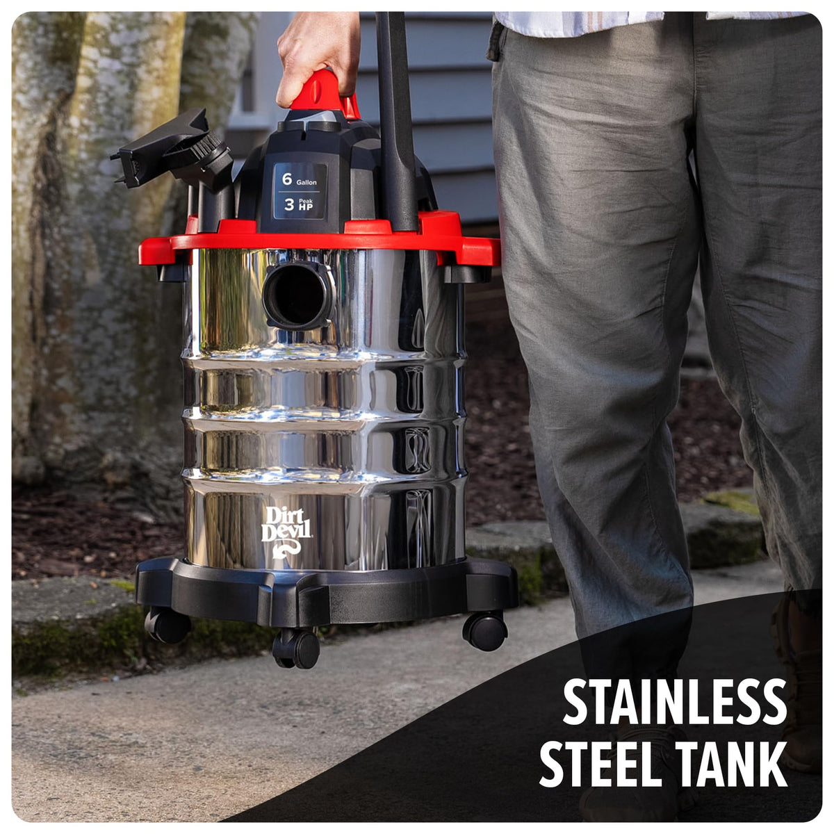 6 Gallon Corded Wet Dry Shop Vacuum P81299