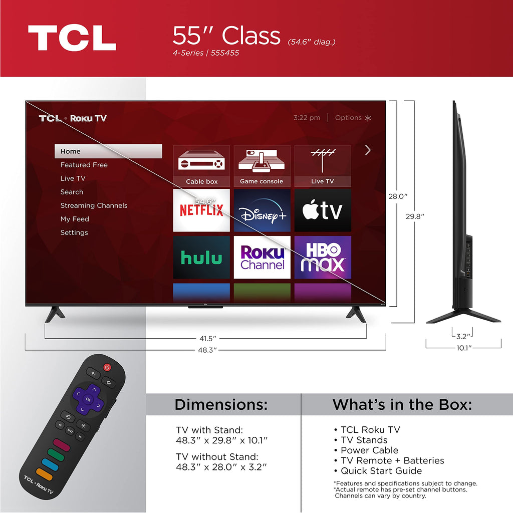 55" 4K UHD HDR Smart TV N352