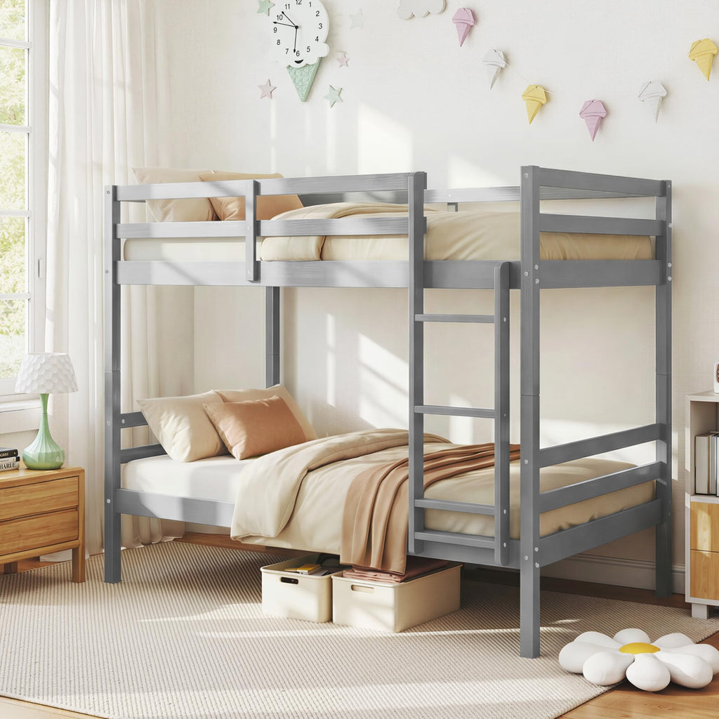 Twin Over Twin Solid Wood Bunk Bed M964243
