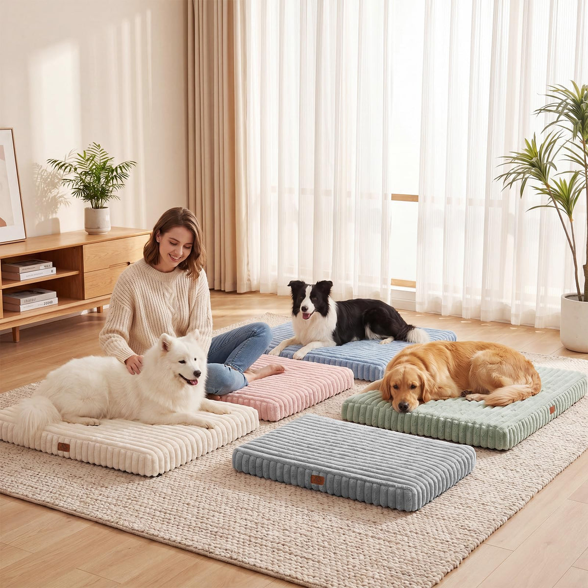 Waterproof Washable Orthopedic Dog Bed J1326