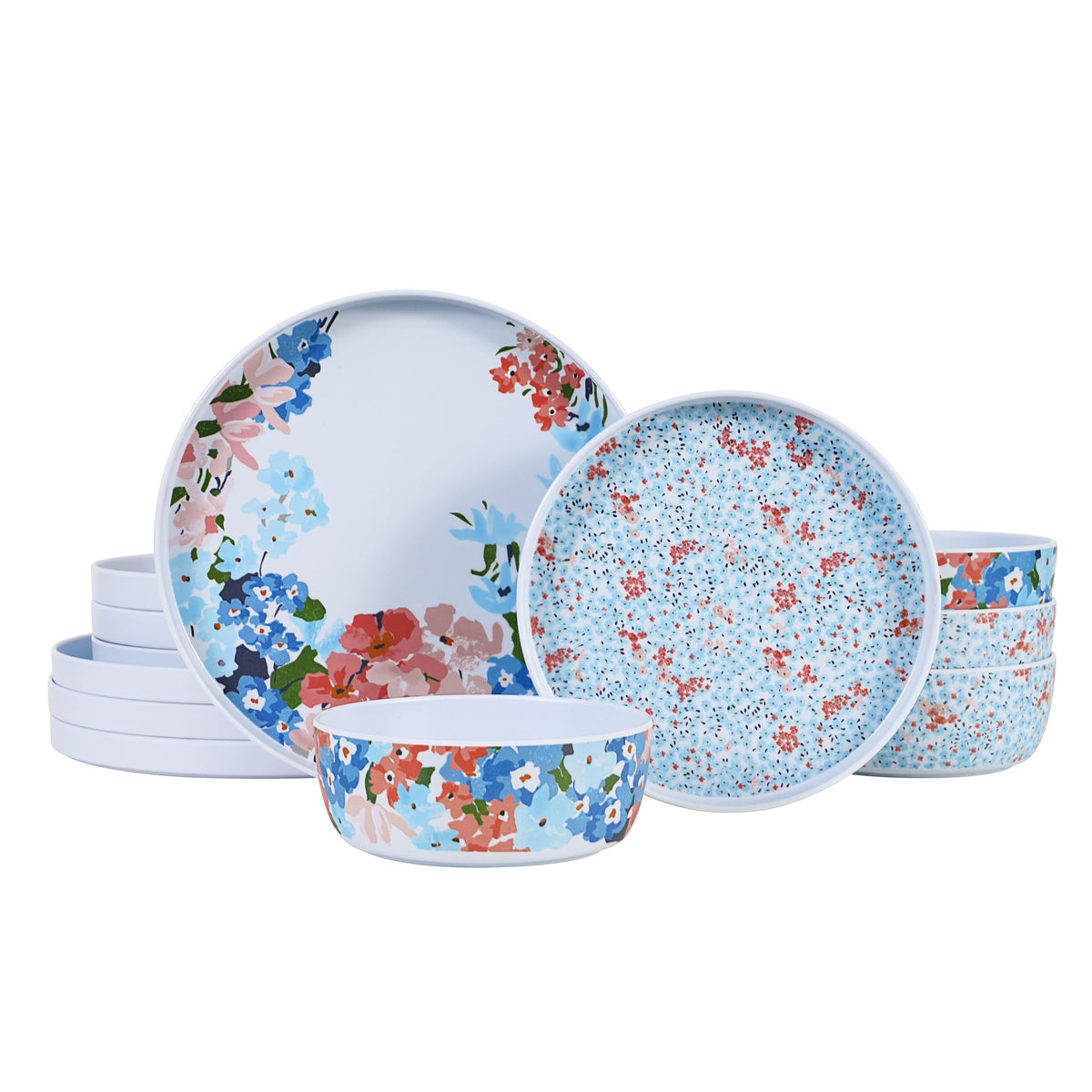 12 Pcs Melamine Dinnerware Set for 4 K46113